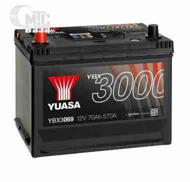 Аккумуляторы Аккумулятор  Yuasa SMF Battery Japan  [YBX3069] 6СТ-72 Ач L EN630 А 269x174x225 мм